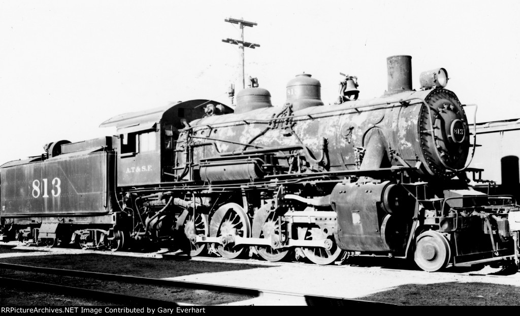 ATSF 2-8-0 #813 - Atchison, Topeka & Santa Fe